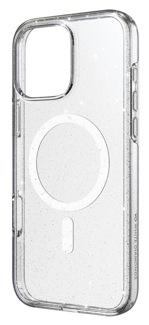 Mag Glitter Case Cover für Apple iPhone 16 Pro Max  (Transparent) 