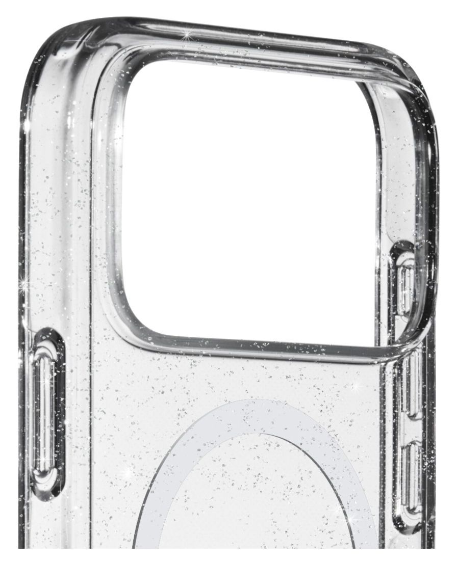 Mag Glitter Cover für Apple iPhone 17 Pro Max  (Transparent) 