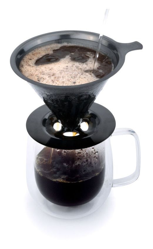 602134 Bloom  Wiederverwendbarer Kaffeefilter  (Schwarz) 
