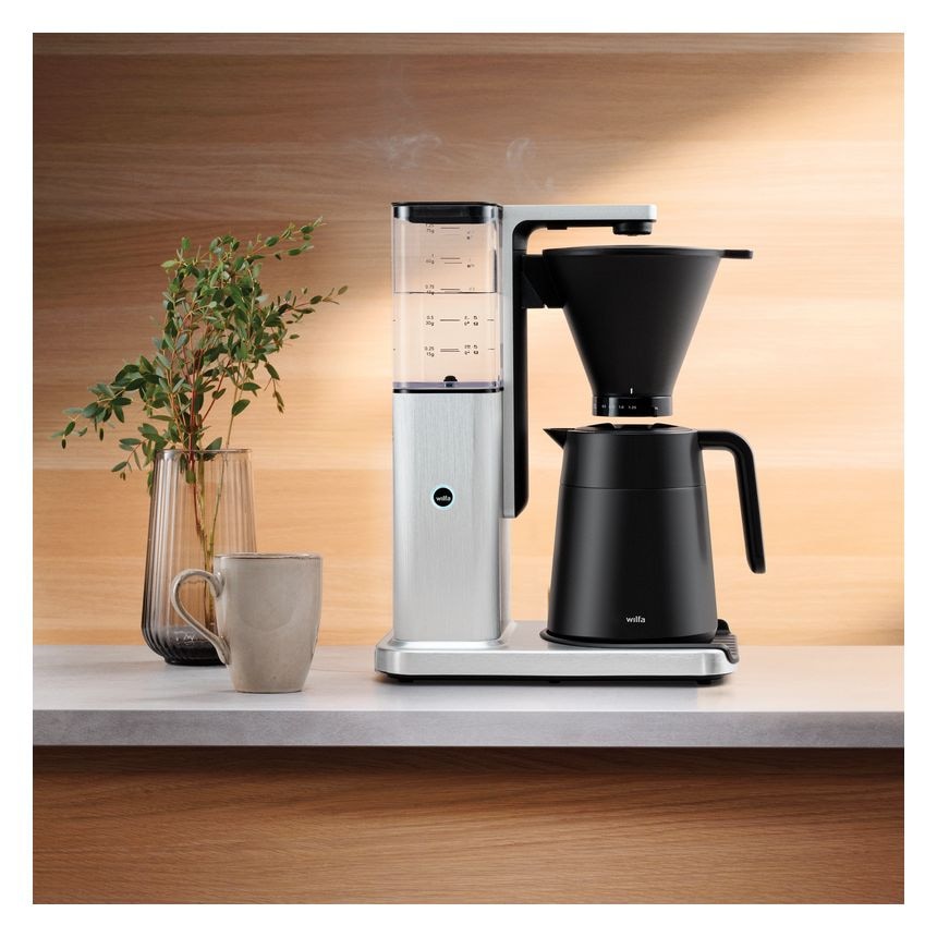 CM10ABA-T125 10 Tassen Filterkaffeemaschine 1,2 l  (Schwarz, Aluminium) 