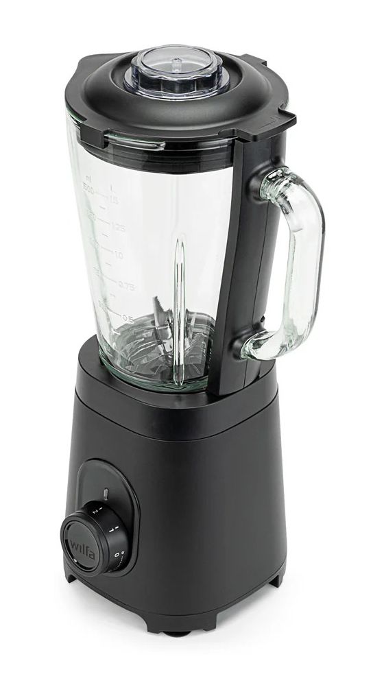 DBL-1200B 1,5 l Standmixer 5 Geschwindigkeiten 1200 W (Schwarz, Transparent) 
