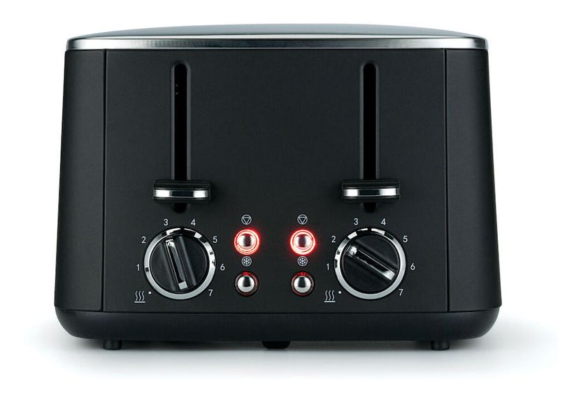 TO4B-1600 Toaster 1600 W 4 Scheibe(n) 7 Stufen  (Schwarz) 