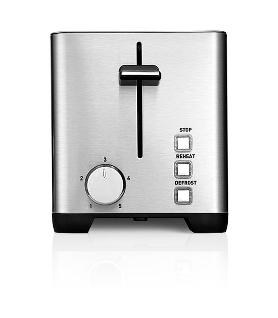 TOL-1400S Toaster 1400 W 4 Scheibe(n) 5 Stufen  (Silber) 