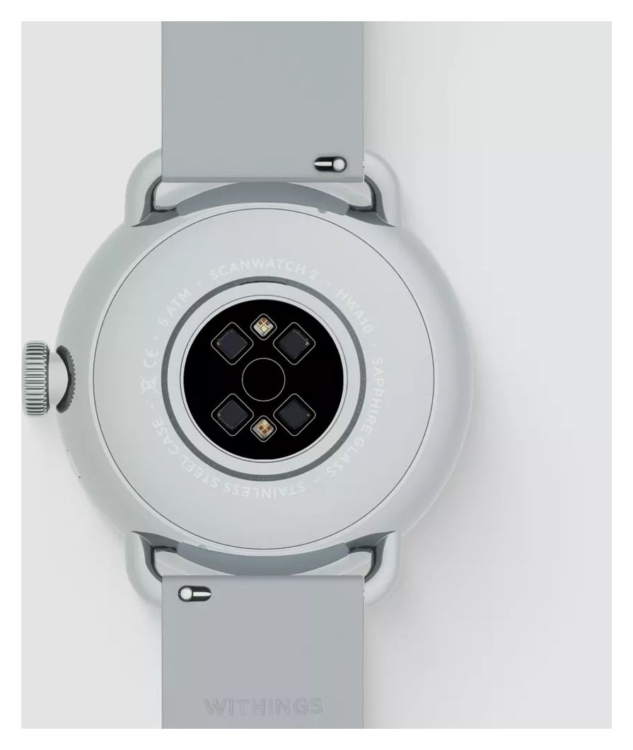 ScanWatch 2 Hybrid 38 mm Smartwatch Rund 282 ppi  (Edelstahl) 