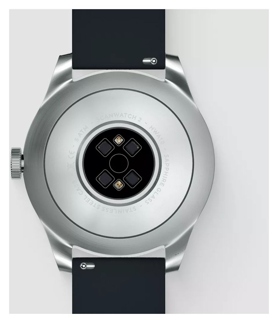 ScanWatch 2 Hybrid 42 mm Smartwatch Rund 282 ppi  (Edelstahl) 