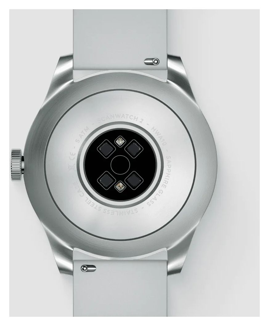 ScanWatch 2 Hybrid 42 mm Smartwatch Rund 282 ppi  (Edelstahl) 