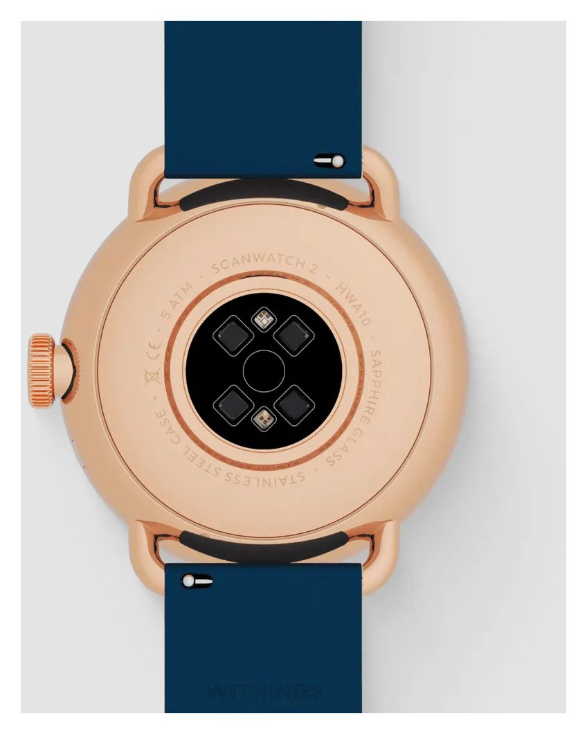 ScanWatch 2 Hybrid 38 mm Smartwatch Rund 282 ppi  (Roségold) 