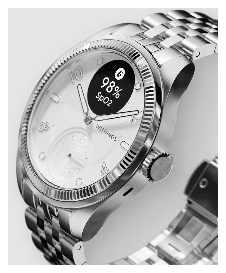 ScanWatch Nova Hybrid 39 mm Smartwatch Rund 282 ppi  (Grau, Titan) 