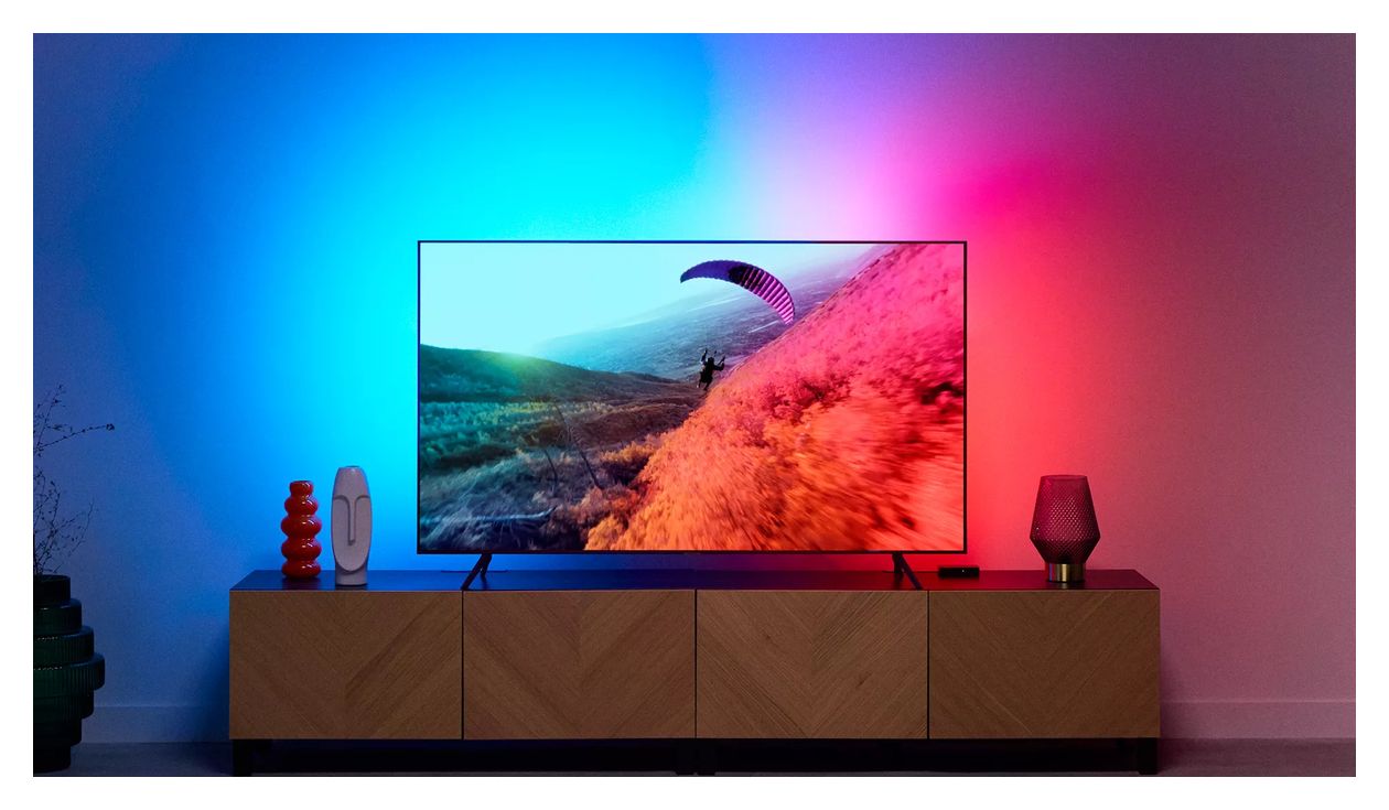 Sync Box Starter-Kit – Umgebungslicht für 75–85 Zoll Fernseher LED Set für intelligente Beleuchtung 3400 mm Multi 