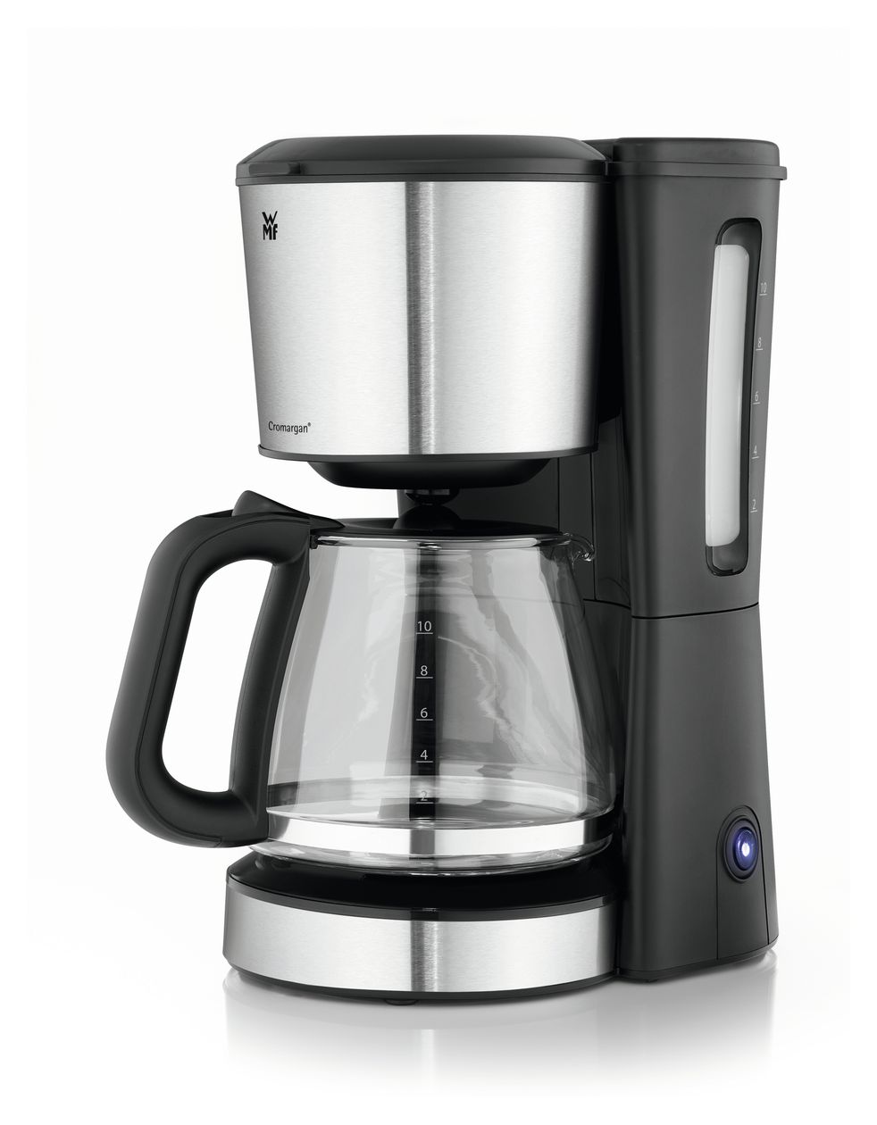 Bueno 10 Tassen Filterkaffeemaschine 1,7 l  (Schwarz, Chrom) 