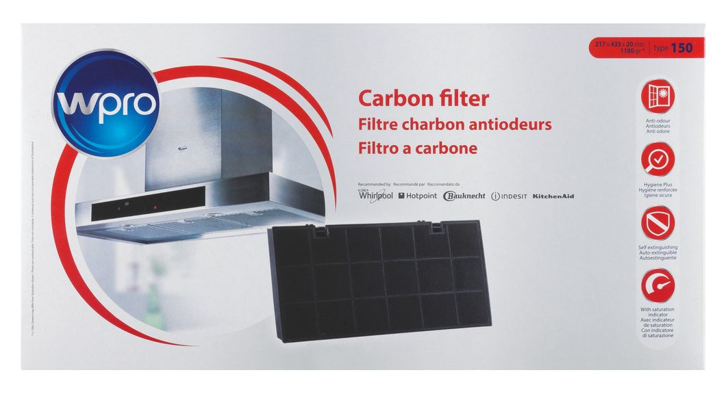 CHF150/1 Aktivkohlefilter 