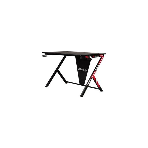 Ocelot Aluminium Carbon Gamingtisch  (Schwarz, Blau, Rot) 