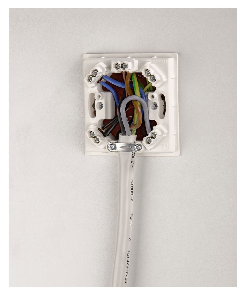 110827 Elektroherd-Zuleitung, 2,5 m, H05VV-F 5 x 2,5 mm² 