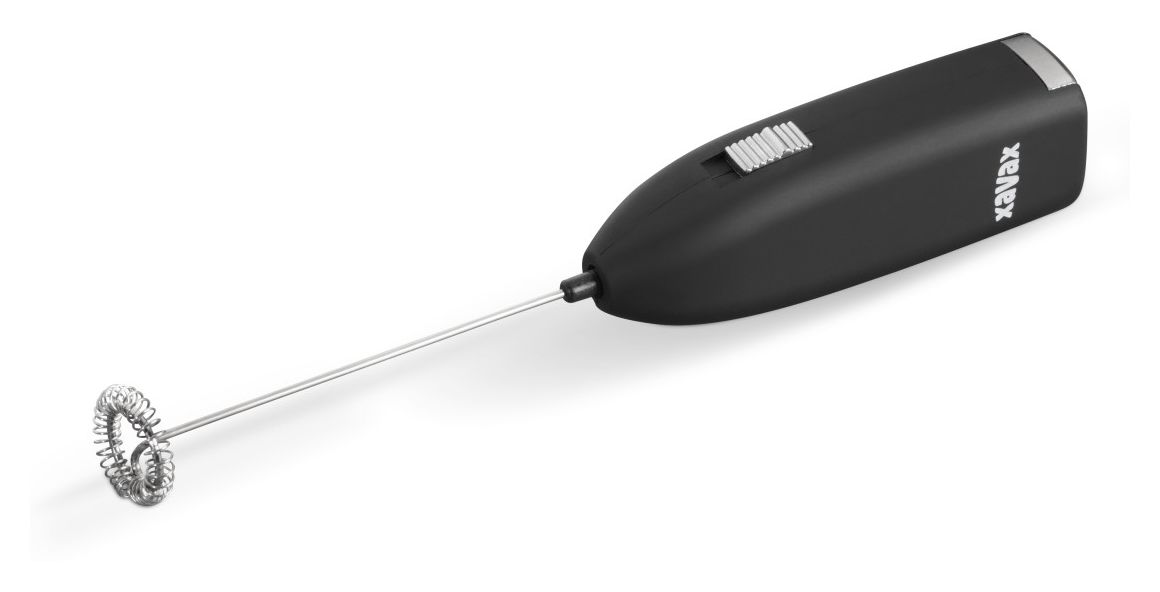 111258 Milchaufschäumer Handlicher elektrischer Milchaufschäumer  (Schwarz) 
