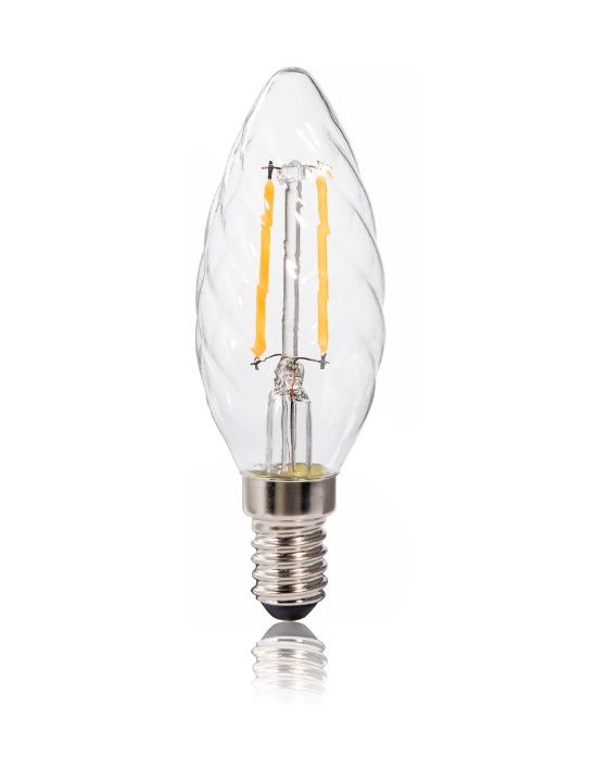 112843 LED Lampe Verdrehte Kerze E14 EEK: F 250 lm Warmweiß (2700K) entspricht 25 W 
