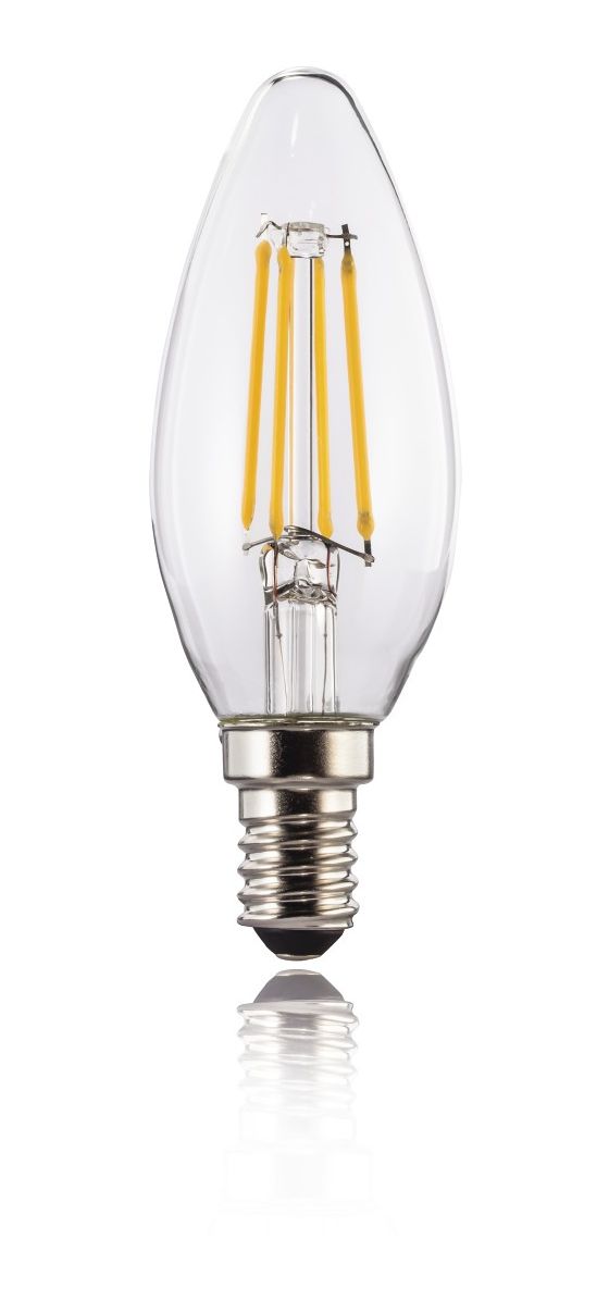 112905 LED Lampe Kerze E14 EEK: E 470 lm Warmweiß (2700K) entspricht 40 W 