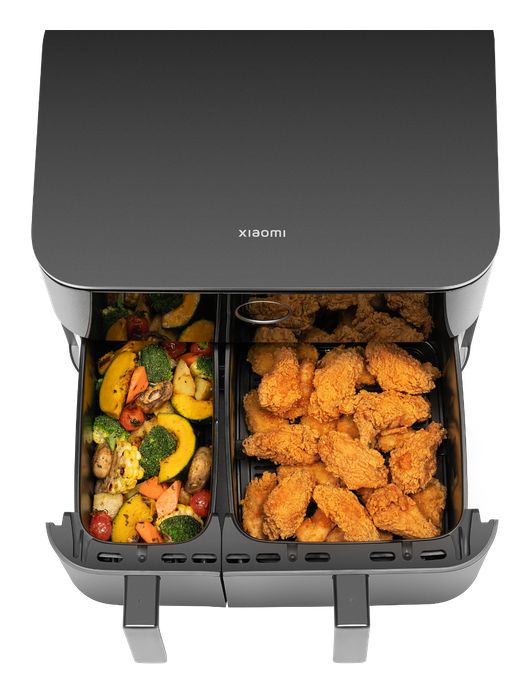 BHR07SGEU Doppel Heißluftfritteuse 10 l 2700 W  (Schwarz) 