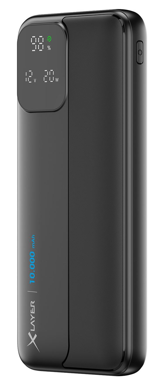 Rapid 10000 mAh Powerbank USB Typ-C  (Schwarz) 