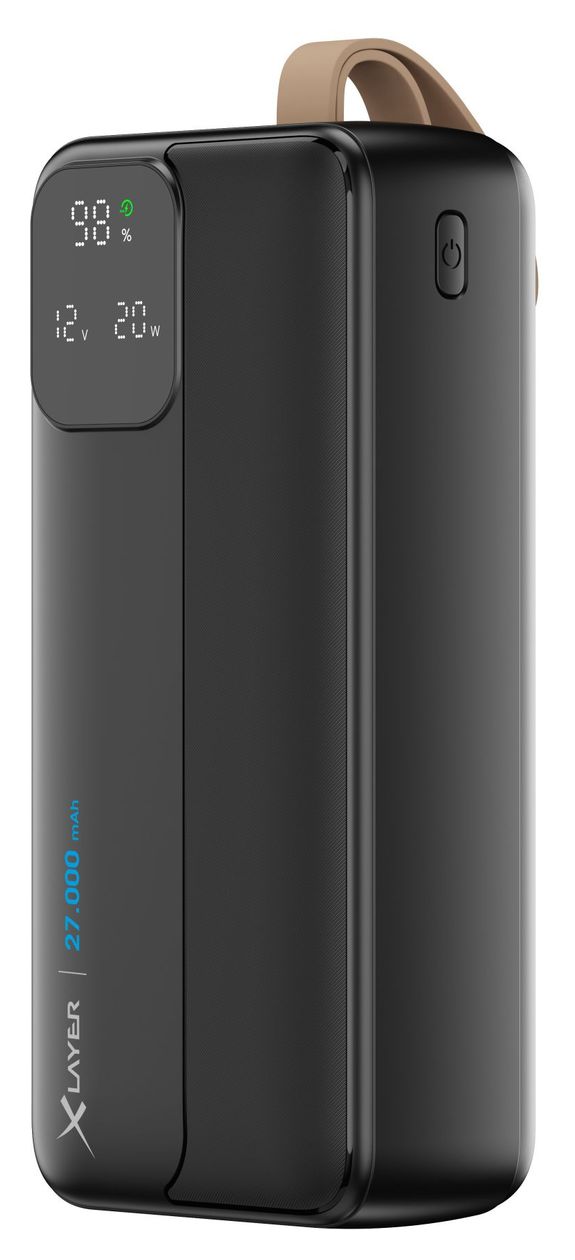 Rapid 27000 mAh Powerbank USB Typ-C  (Schwarz) 