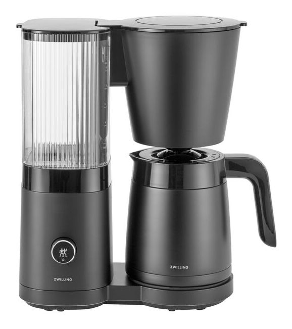 Enfinigy 10 Tassen Thermo Filterkaffeemaschine 1,2 l  (Schwarz) 