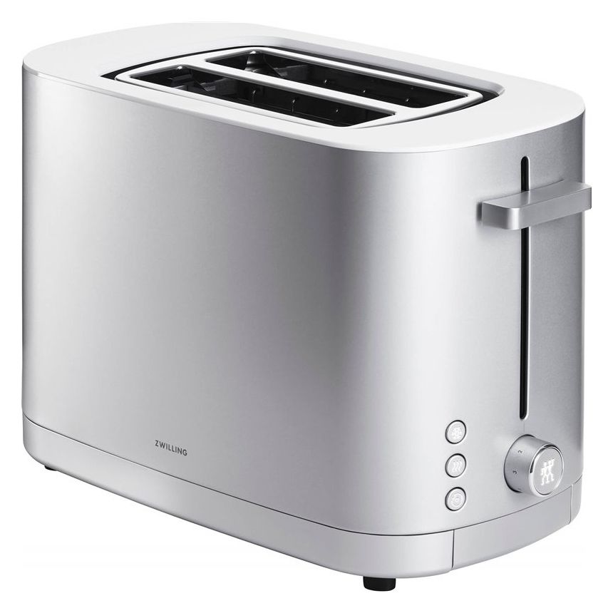 Enfinigy kurz Toaster 1000 W 2 Scheibe(n)  (Satinierter Stahl) 