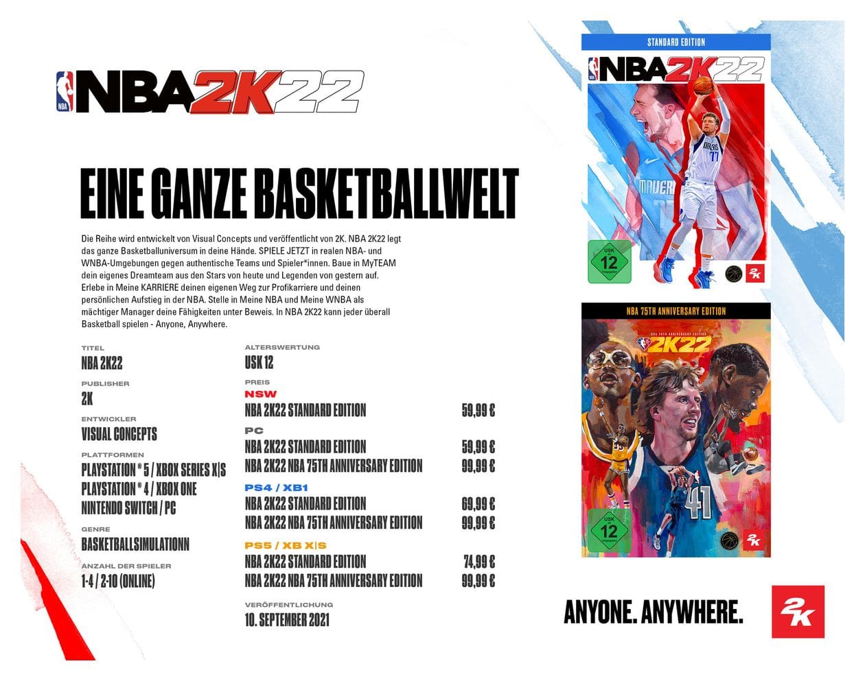 NBA 2K22 (PlayStation 5) 