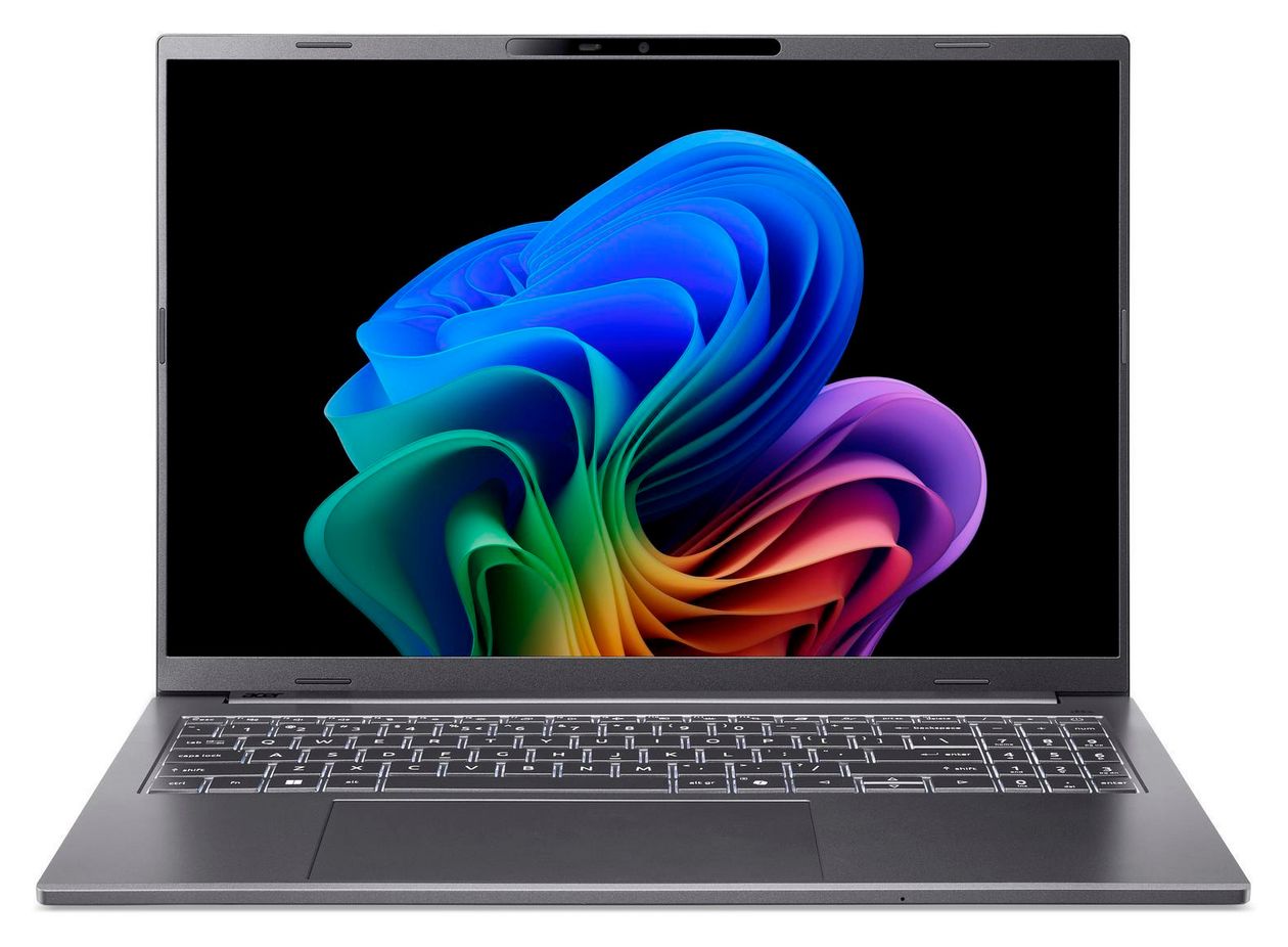 Aspire 16AI A16-61M-R014 WUXGA Notebook 40,6 cm (16 Zoll) 1920 x 1200 Pixel 16 GB Ram 1 TB SSD Windows 11 Home AMD Ryzen 7 max. 5 GHz intern  (Grau) 