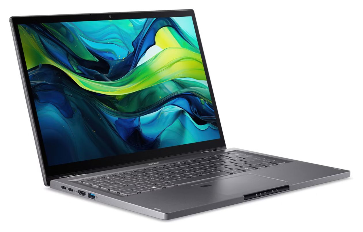 Aspire Spin ASP14-52MTN-75Q5 WUXGA Notebook 35,6 cm (14 Zoll) 1920 x 1200 Pixel 1 TB SSD Windows 11 Home Intel Core Ultra 7 max. 4,8 GHz  (Grau) 