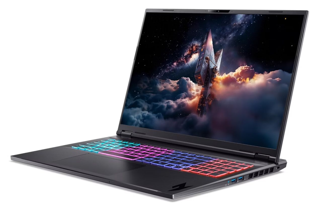 Nitro 18 AI AN18-61-R968 WQXGA Notebook 45,7 cm (18 Zoll) 2560 x 1600 Pixel 32 GB Ram 1 TB SSD Windows 11 Home AMD Ryzen 9 max. 5 GHz NVIDIA GeForce RTX 5070  (Schwarz) 