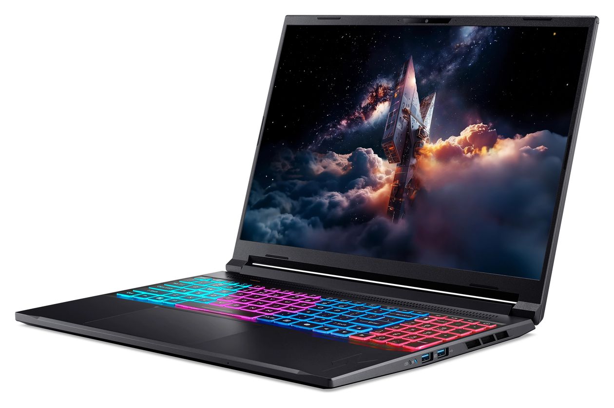 Nitro V ANV16S-71-77SA WQXGA Notebook 40,6 cm (16 Zoll) 2560 x 1600 Pixel 16 GB Ram 1 TB SSD Windows 11 Home Intel Core 7 max. 5,2 GHz NVIDIA GeForce RTX 5070  (Schwarz) 