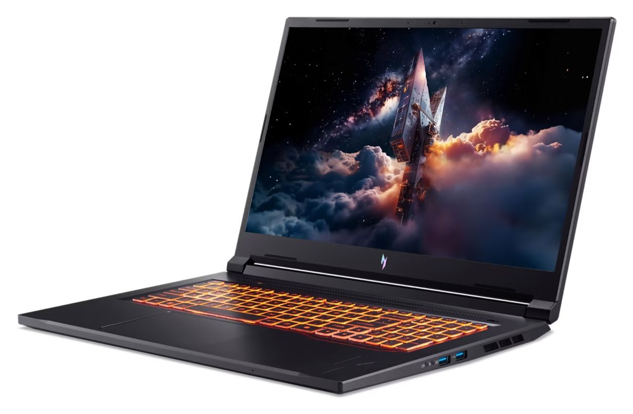 Nitro V17 AI ANV17-41-R55T Full HD Notebook 43,9 cm (17.3 Zoll) 1920 x 1080 Pixel 16 GB Ram 1 TB SSD Windows 11 Home AMD Ryzen 7 max. 5,1 GHz NVIDIA GeForce RTX 5070  (Schwarz) 