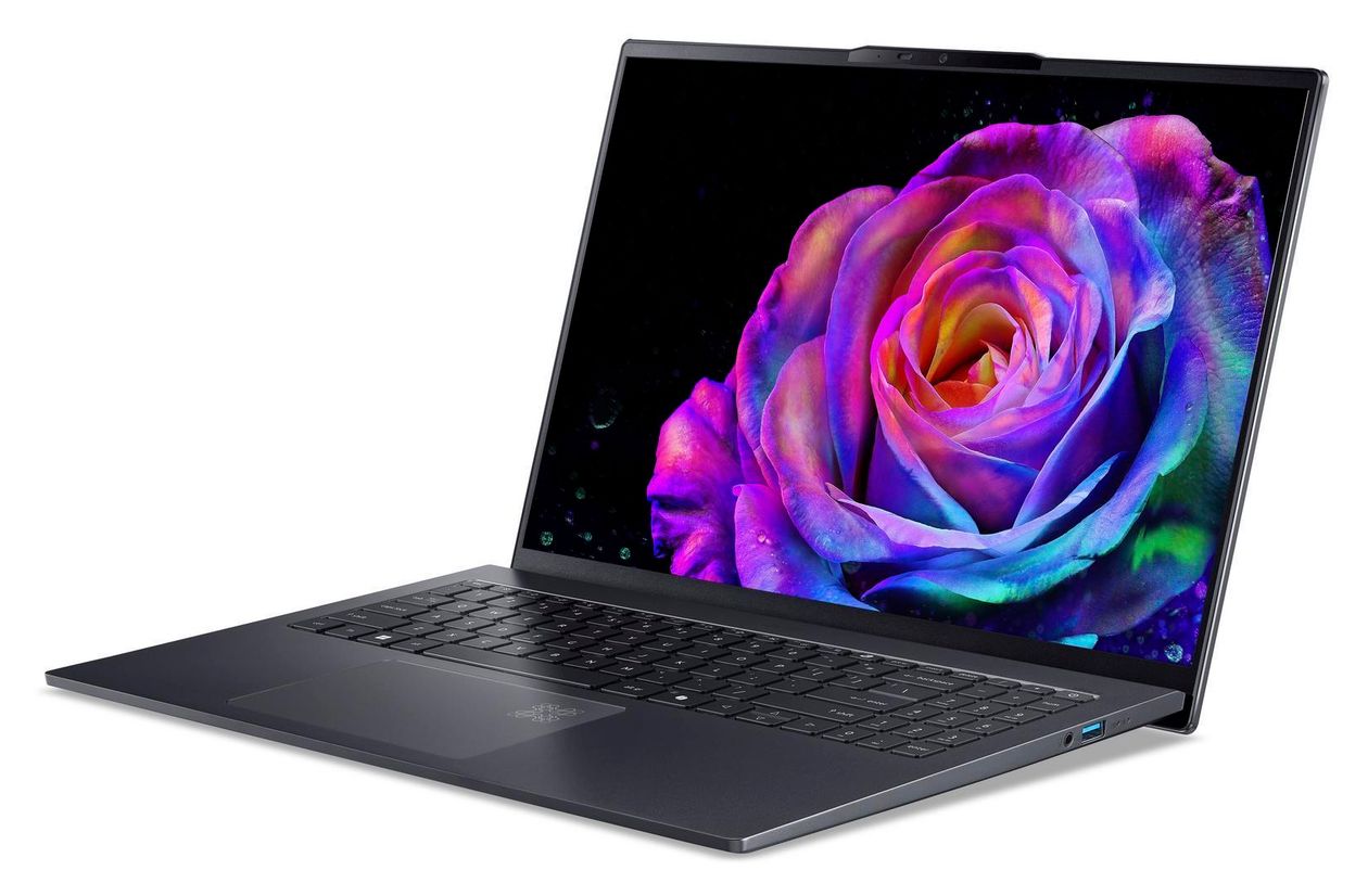 Swift Go AI SFG16-61-R3BU WUXGA+ Notebook 40,6 cm (16 Zoll) 2048 x 1280 Pixel 1 TB SSD Windows 11 Home AMD Ryzen 7 max. 5 GHz  (Grau) 