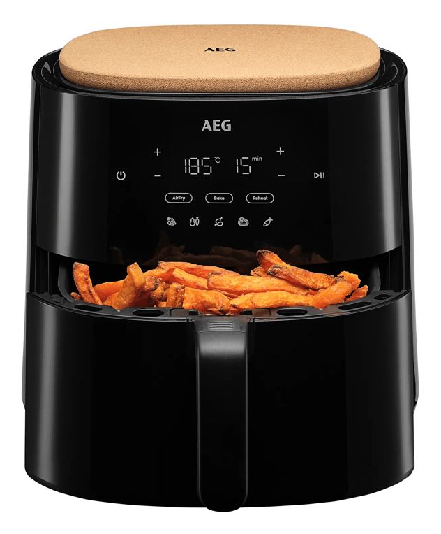 AAF5B Design Collection Eigenständig Heißluftfritteuse 5 l 1500 W  (Schwarz) 