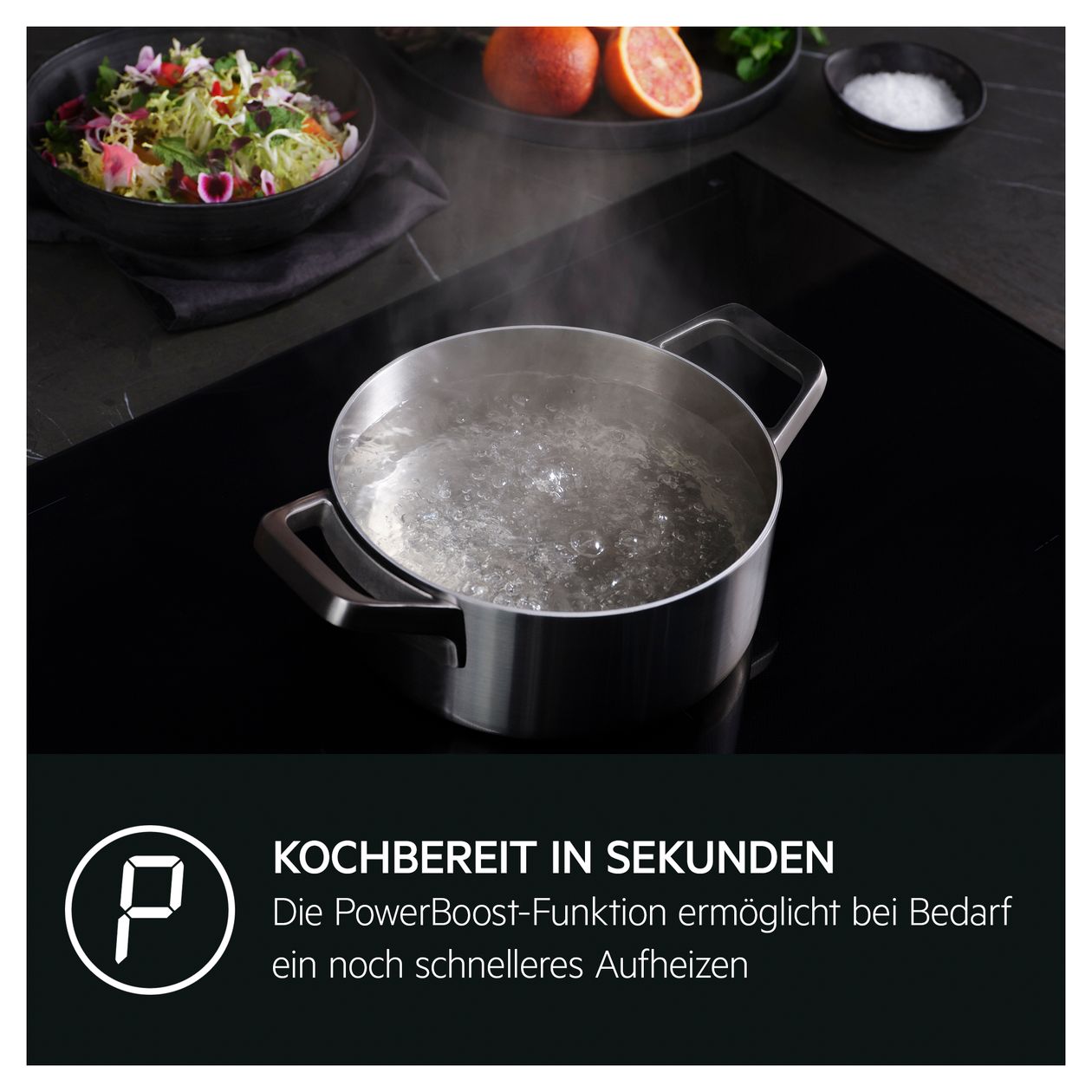 OIO64B00XB autarkes 60 cm Induktions Kochfeld/Herdplatte 4 Zone(n) 
