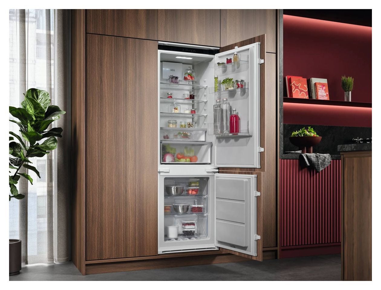 Serie 7000 TC7CS181DS Schlepptür 186 l Kühlteil 62 l Gefrierteil 178 cm Einbau Kühl-/Gefrierkombination 