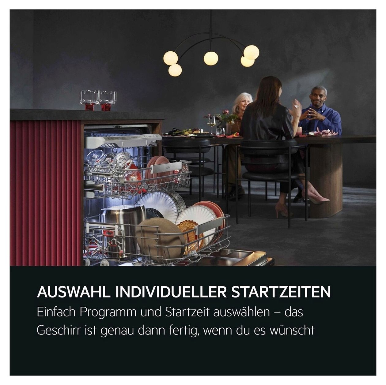 Serie 8000 GT8205ASFM 60 cm Geschirrspüler teilintegriert (ohne Front) Sehr leise 14 Maßgedecke aquaStop Funktion Auto Open 