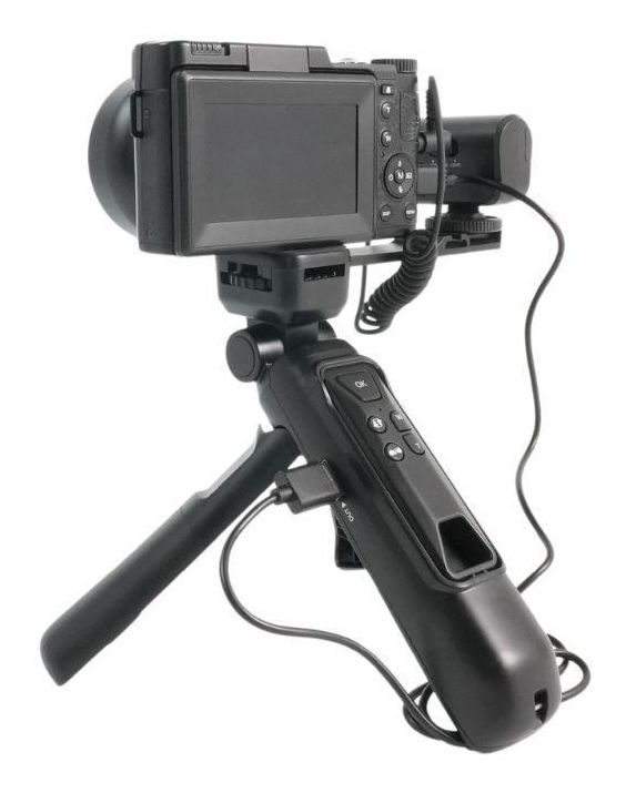 Realishot VLG-4K Digital Vlogging Kamera-Set 48 MP   (Schwarz) 