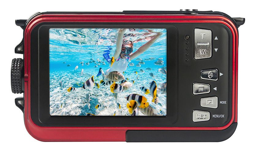 Realishot WP8000 Kit 24 MP  Kompaktkamera  (Rot) 