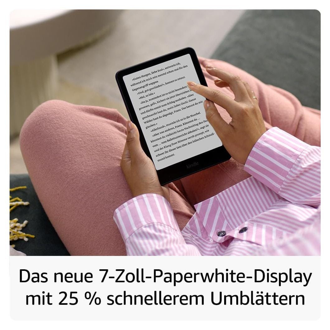 Kindle Paperwhite Signature Edition E-Reader 17,8 cm (7 Zoll) 32 GB  (Grün, Metallisch) 