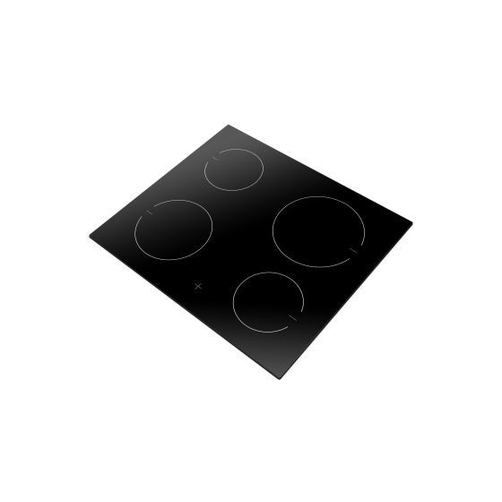 EC744100C herdgebundenes 60 cm Glaskeramik Kochfeld/Herdplatte 4 Zone(n) 