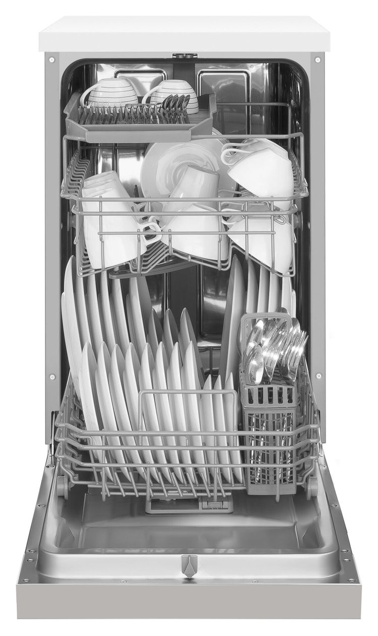 EGSP560911E 45 cm Geschirrspüler teilintegriert (ohne Front) Leise 10 Maßgedecke aquaStop Funktion 