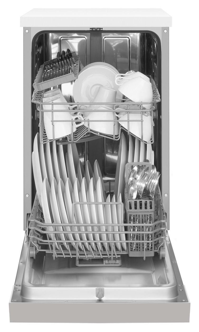 EGSP569900E 45 cm Geschirrspüler teilintegriert (ohne Front) Leise 9 Maßgedecke aquaStop Funktion 