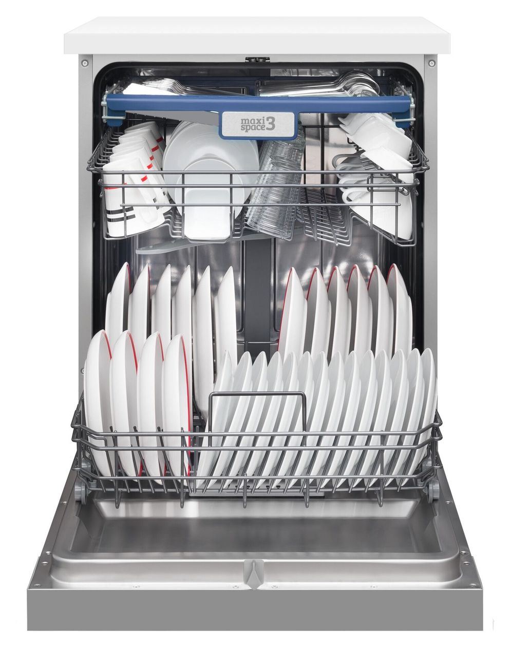 EGSP574100E 60 cm Geschirrspüler teilintegriert (ohne Front) Leise 14 Maßgedecke aquaStop Funktion 