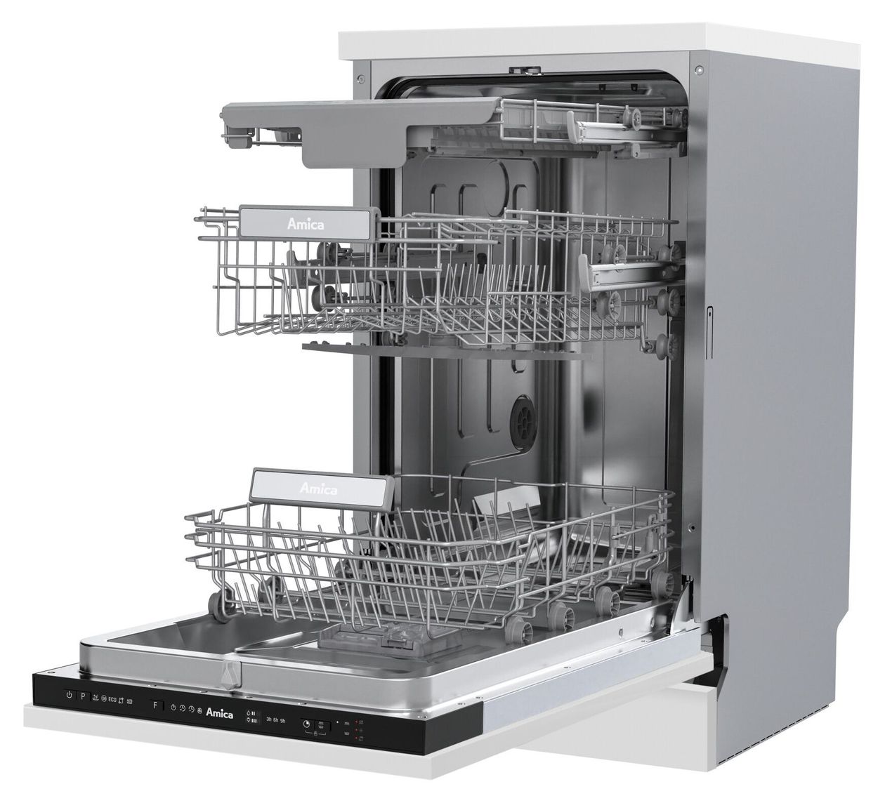 EGSPV584900 45 cm Geschirrspüler vollintegriert (ohne Front) Sehr leise 10 Maßgedecke aquaStop Funktion 