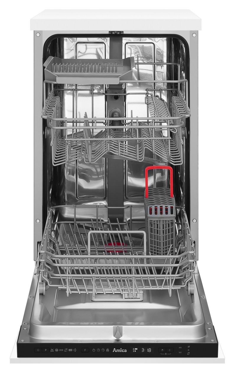 EGSPV586901 45 cm Geschirrspüler vollintegriert (ohne Front) Sehr leise 10 Maßgedecke aquaStop Funktion 