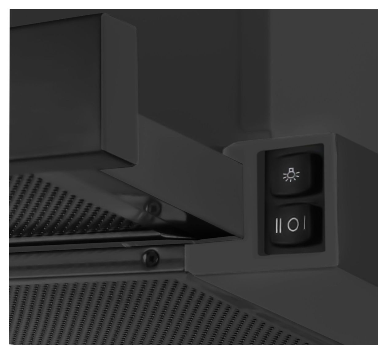 FH664635E Abluft/Umluft Dunstabzugshaube/Esse Einbau 60 cm (Schwarz) 