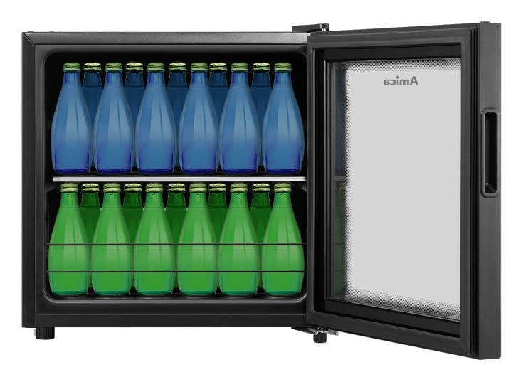 FK340100S 43 l Tischkühlschrank EEK: F 95 kWh Jahr  (Schwarz) 