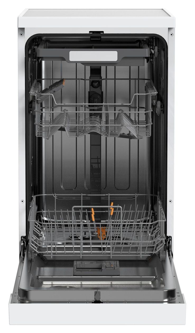 GSP 531 470 W 45 cm Geschirrspüler freistehend leise 11 Maßgedecke aquaStop Funktion Mini Active (Weiß) 