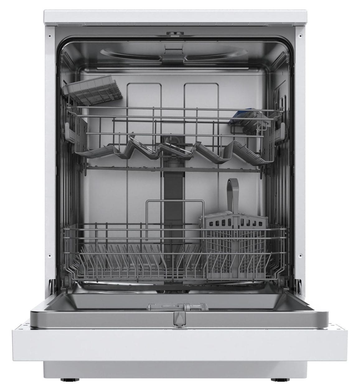 GSP543912-1W 60 cm Geschirrspüler freistehend Leise 14 Maßgedecke aquaStop Funktion Natürlich/Natur 