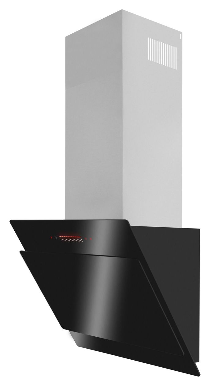 KHF664101S Abluft/Umluft Dunstabzugshaube/Esse Wand 60 cm (Schwarz) 